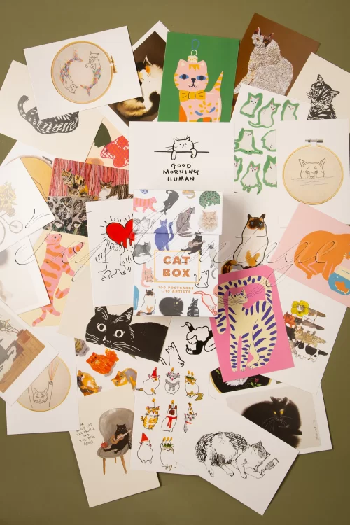 Fashion, Books & More Cat Box 100 ansichtkaarten