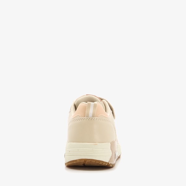 Blue Box meisjes sneakers beige met stippen