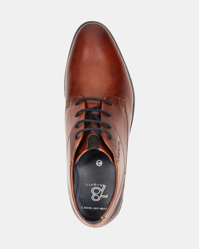 Bugatti Gapo Hoge nette schoenen  - cognac