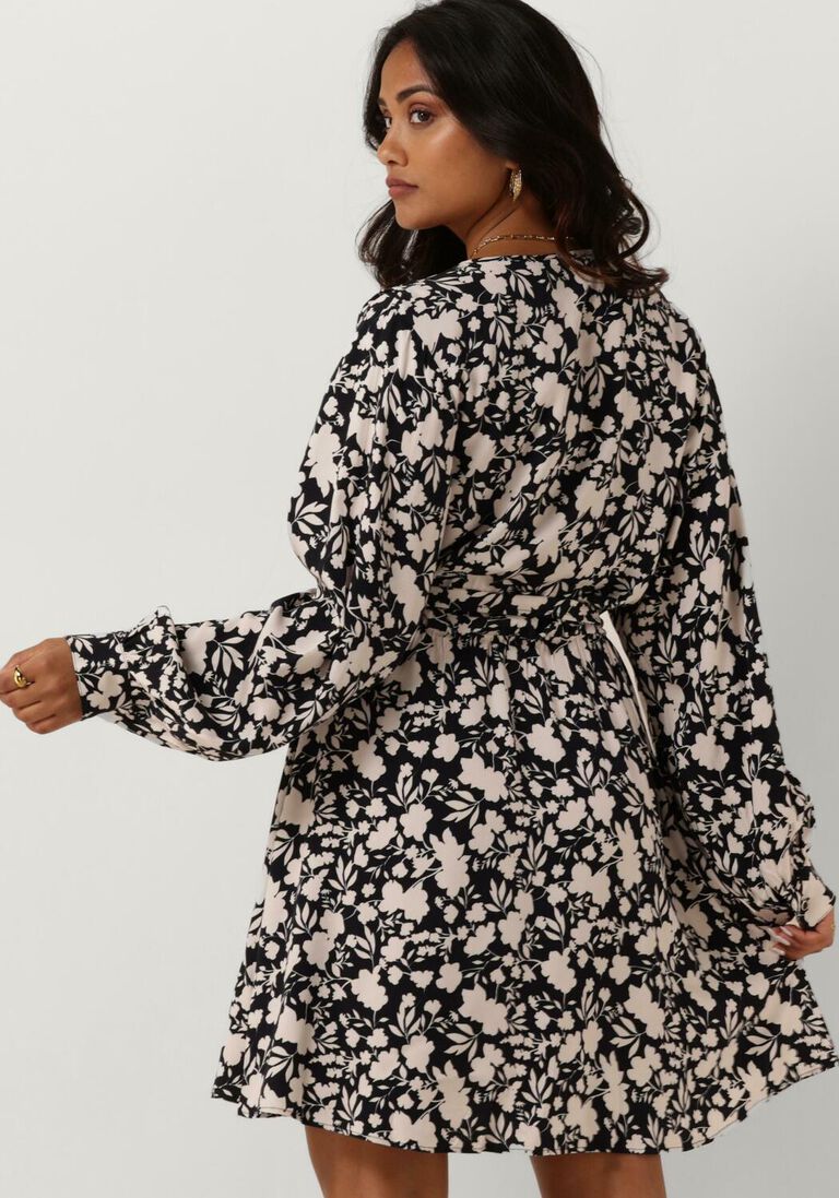 ANOTHER LABEL zwarte another label mini jurk may dress l/s
