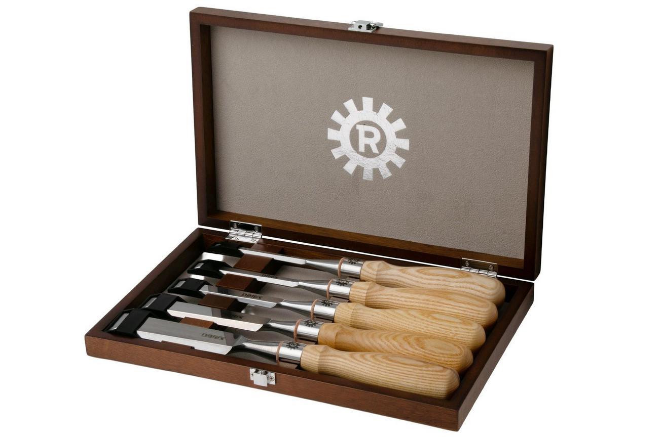 Narex Richter Premium Bevel Edge Chisel Set 853600, beitelset 6-10-12-19-26 mm, 5-delig