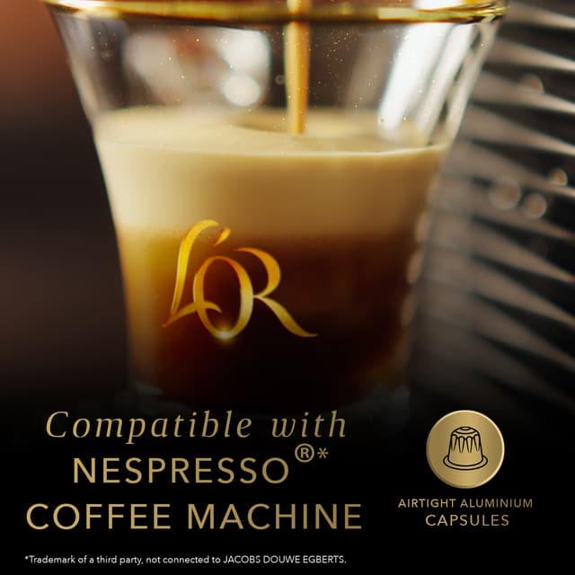 L'OR Barista Extra Long intensitet 8 kaffekapsler (10 stk.)
