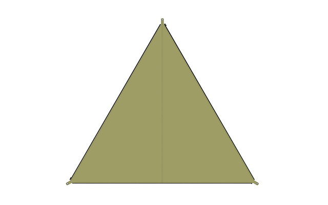 Bent Sonnensegel TC-Zip-Canvas Single aus Baumwoll-Mischgewebe