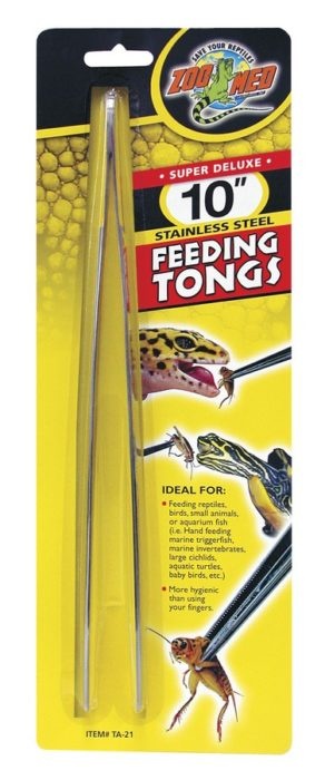 Zoo Med Rechte Voertang Roestvrij Staal 25cm