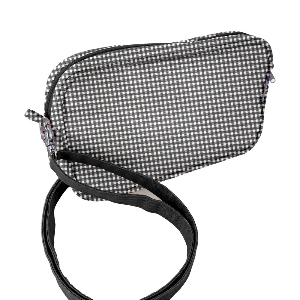Pochette Banane Vichy Noir