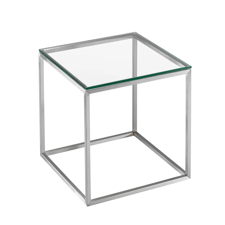 Hans Hansen - Less H 15 VA Couchtisch, Glasplatte (klar)