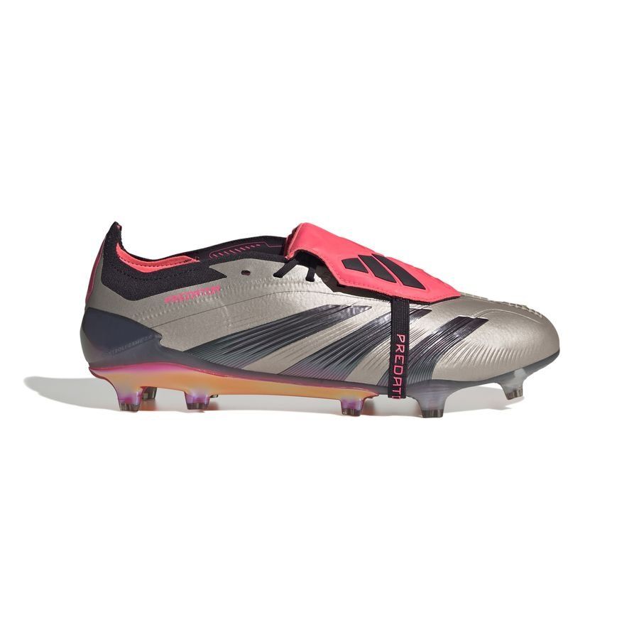 adidas Predator Elite Fold-over Tongue FG Vivid Horizon - Argenté/Aurora Black/Turbo