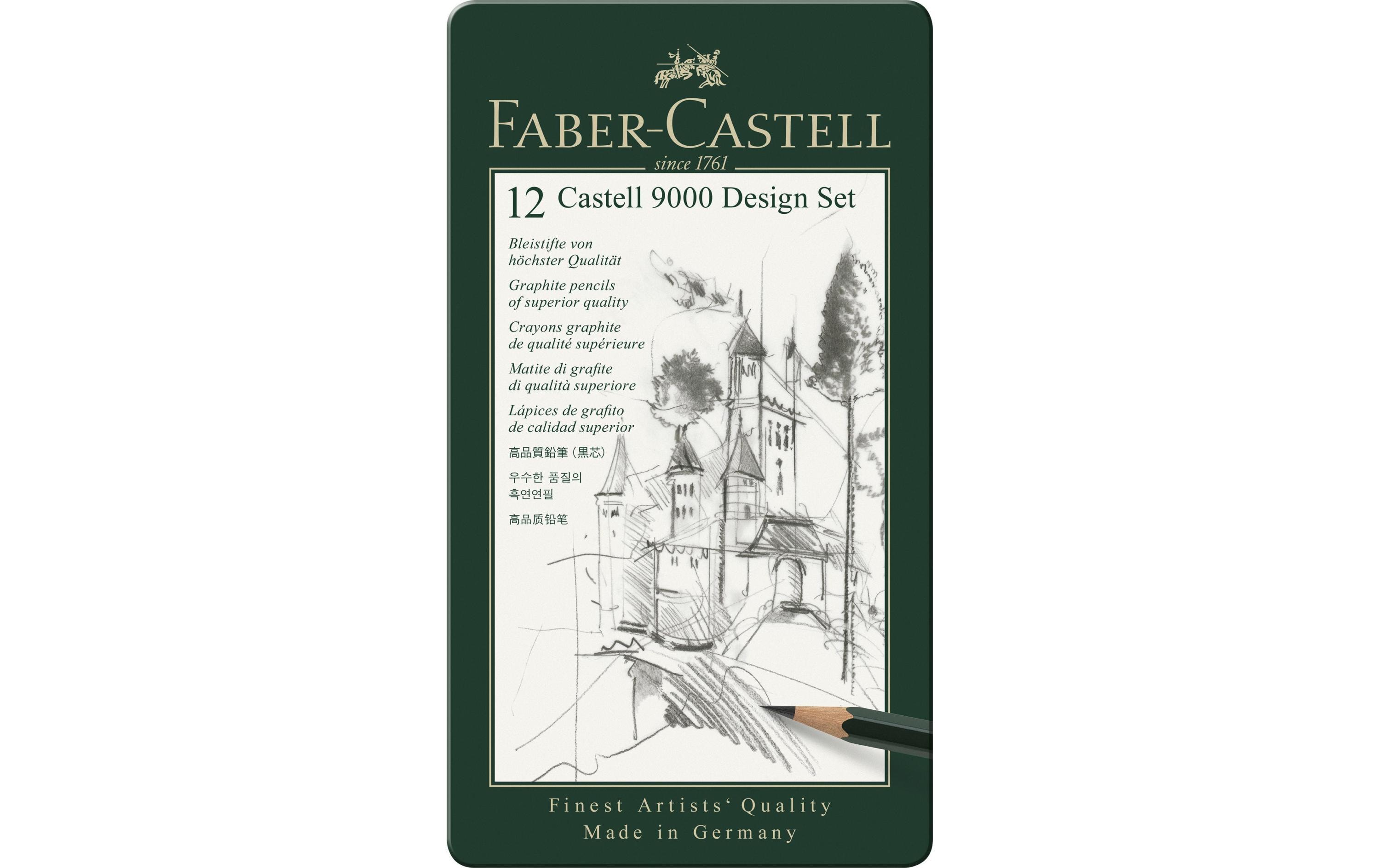 Bleistift Castell 9000 5B-5H 12 StückBleistift Set
