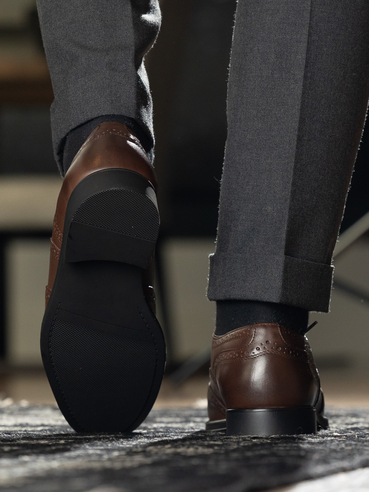 Gregers - Oxford Brogue Brown - Trapes Sko