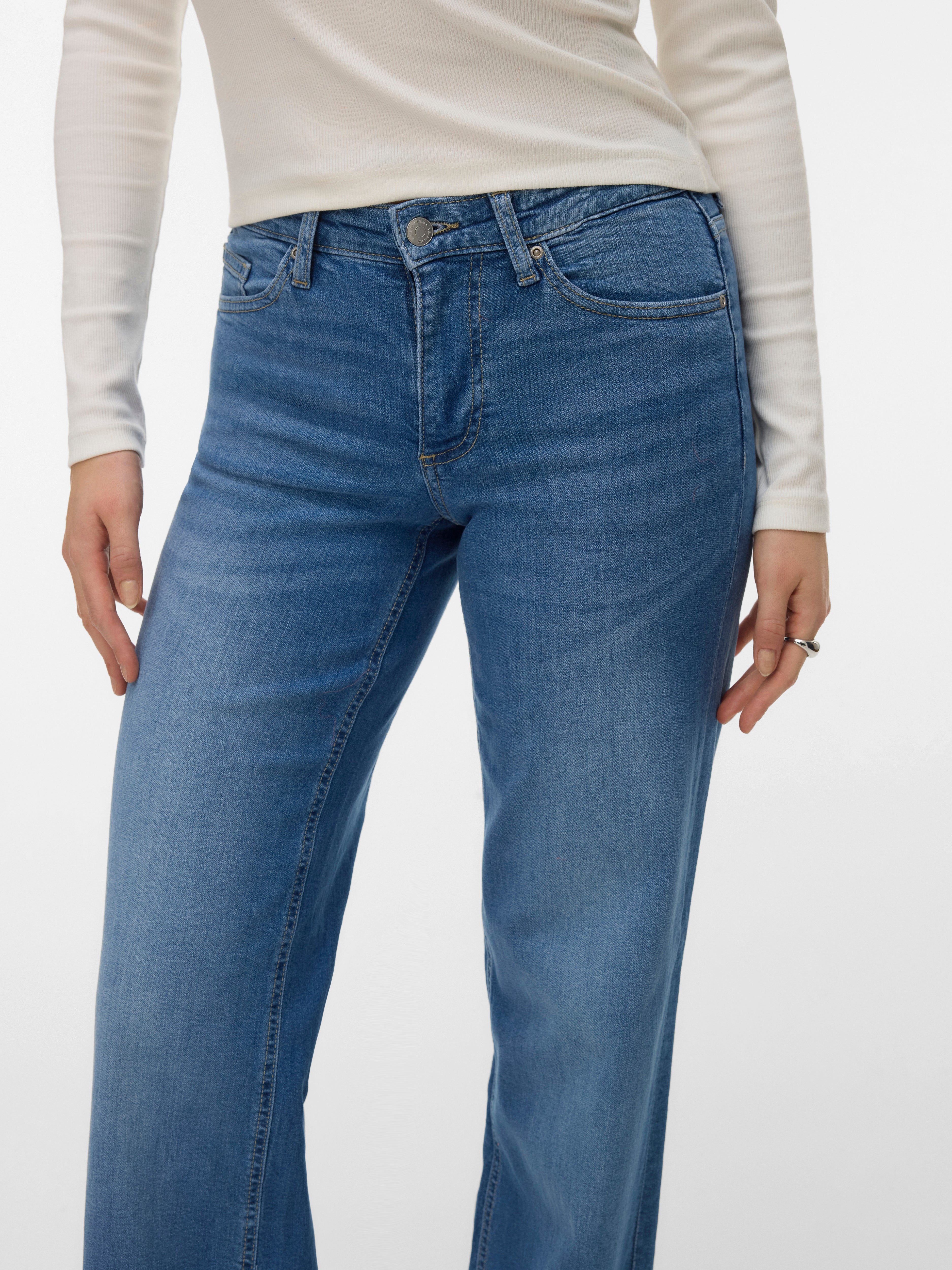 VMLEXI-STRETCH Mid rise Wide leg fit Jeans