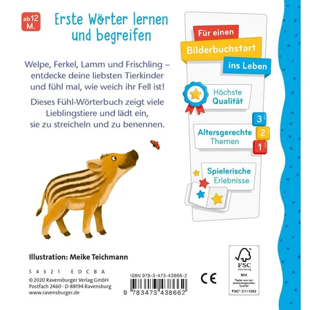Ravensburger Mein erstes Wörterbuch zum Fühlen: Tierkinder