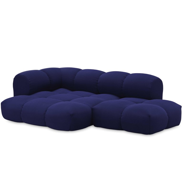 Objekte unserer Tage Sander 3-zits bank links Midnight Blue