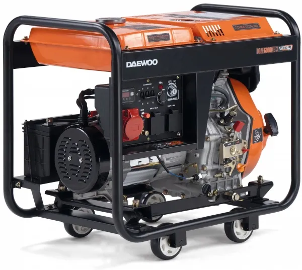 Daewoo DDAE 6000XE-3, 4500 W, 380 V, 13,5 L, Diesel, Manuel/Elektronisk, 50 Hz