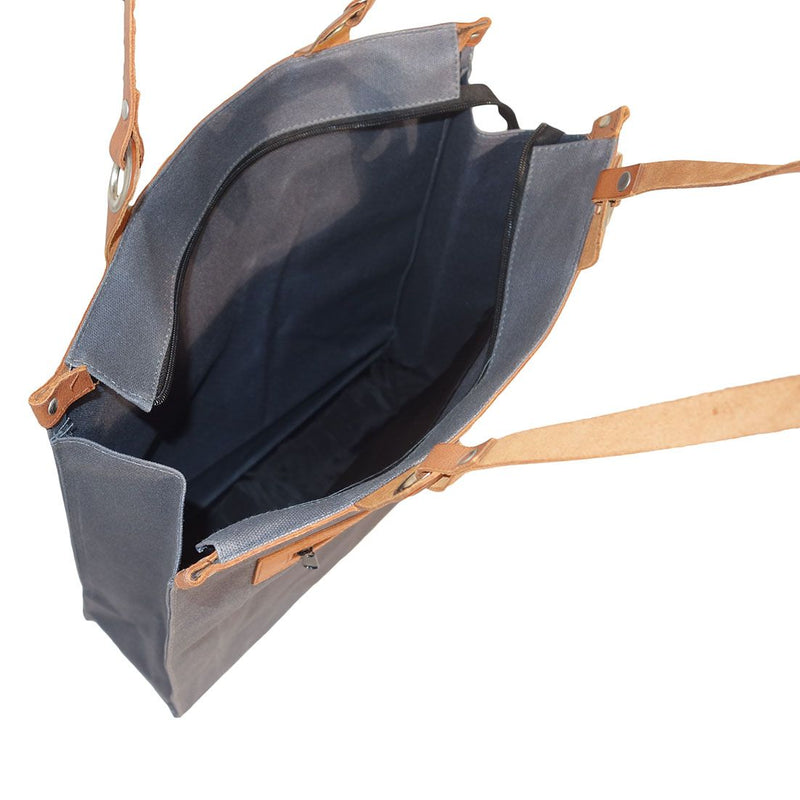 Canvas Boodschappentas Grijs