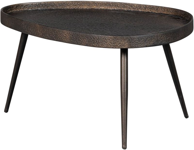 BePureHome Crude Bijzettafels - Zink - Antique Bronze - 39x71x52