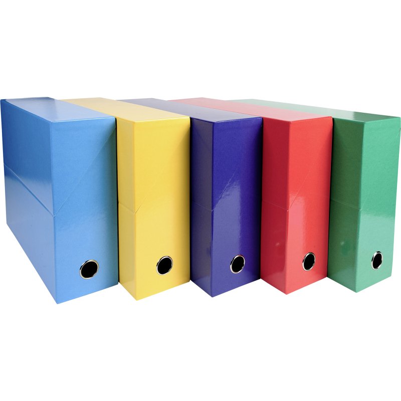 Boîte de classement Exacompta Iderama Classique dos 9 cm couleurs assorties