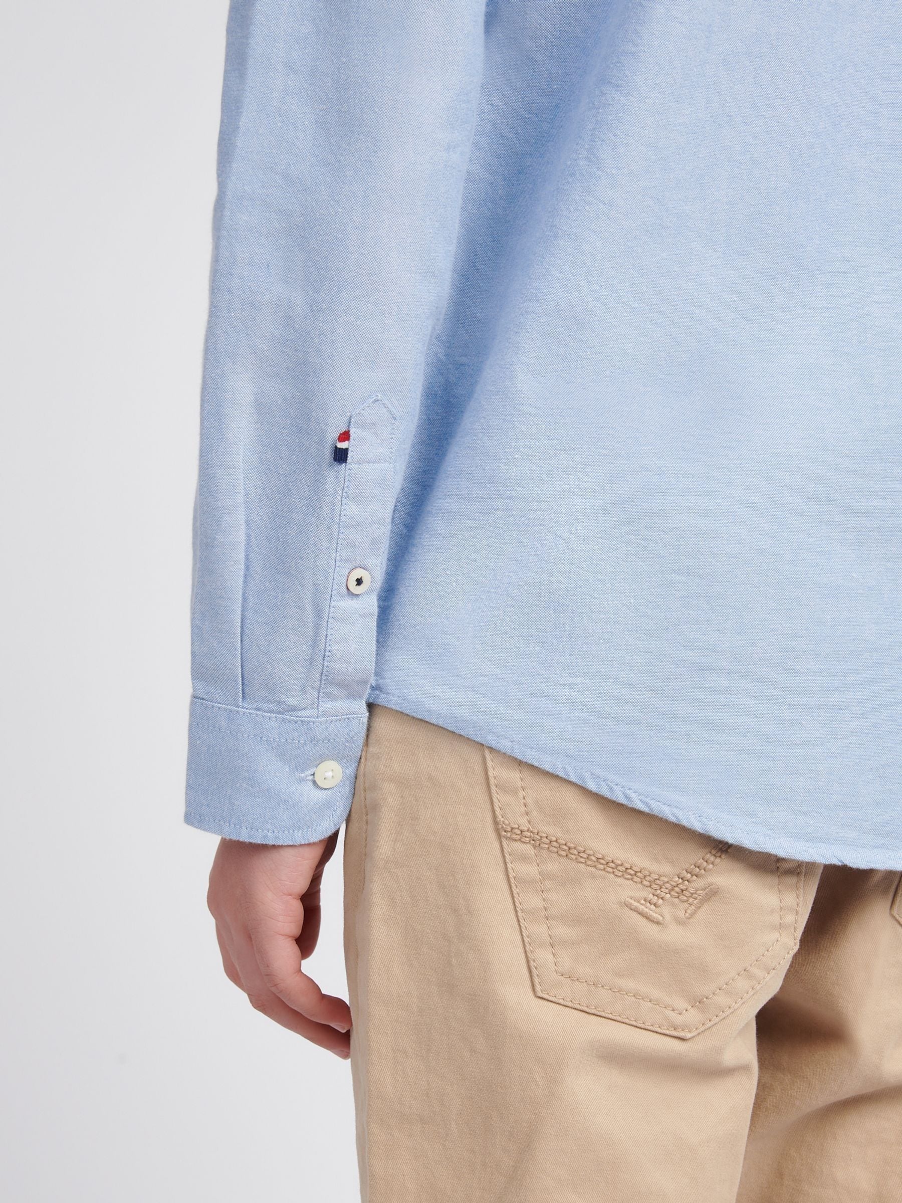 Blauw - U.S. Polo Assn Boys Oxford Shirt
