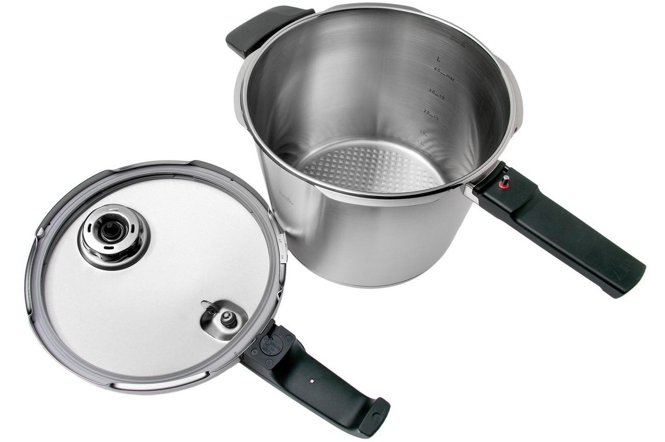 Fissler Vitavit Premium 622-412-06-070 snelkookpan 22 cm, 6,0L met stoominzet