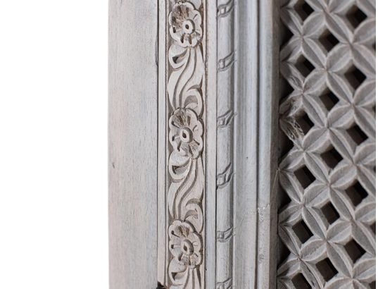 GINER Y COLOMER - Armoire 2 portes en bois de manguier massif -185x104x43