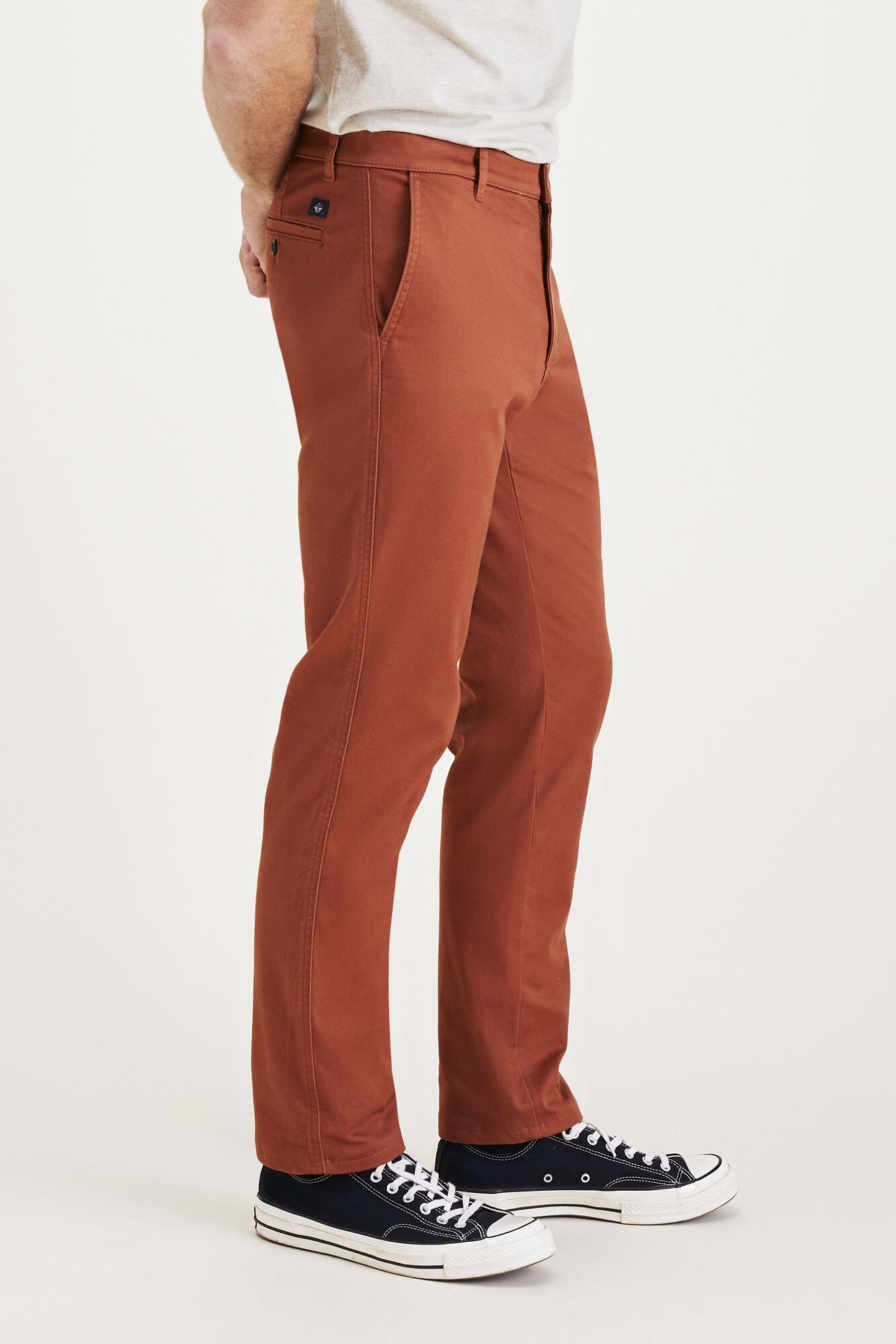 Calças Skinny Fit Original - Naranja