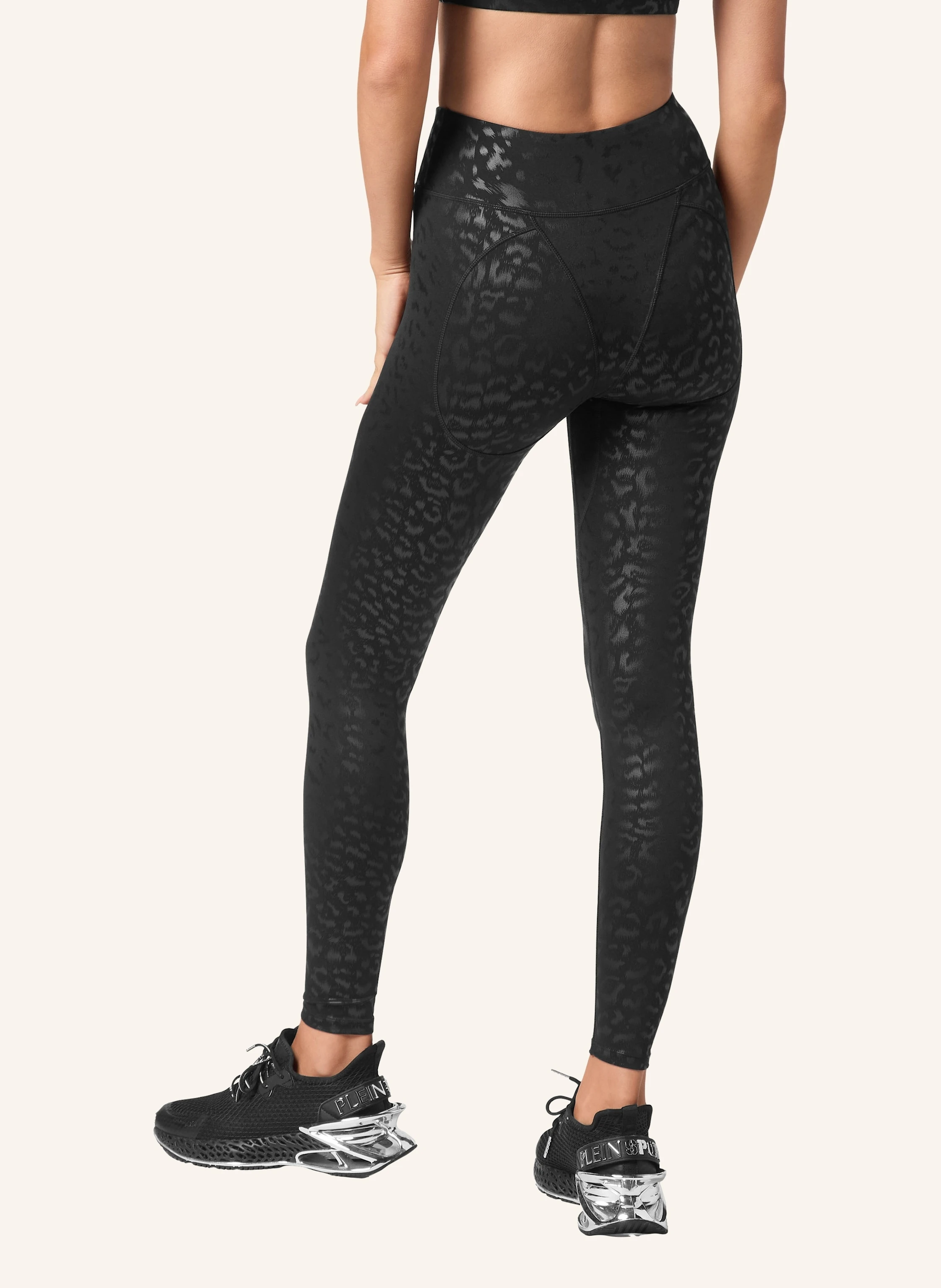 PLEIN SPORT Push Up Leggings LEOPARD