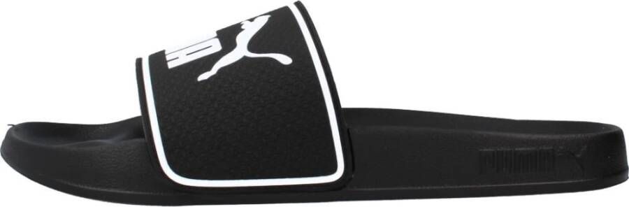 Puma Leadcat 2 0 2.0 badslippers zwart wit Rubber Logo 40.5