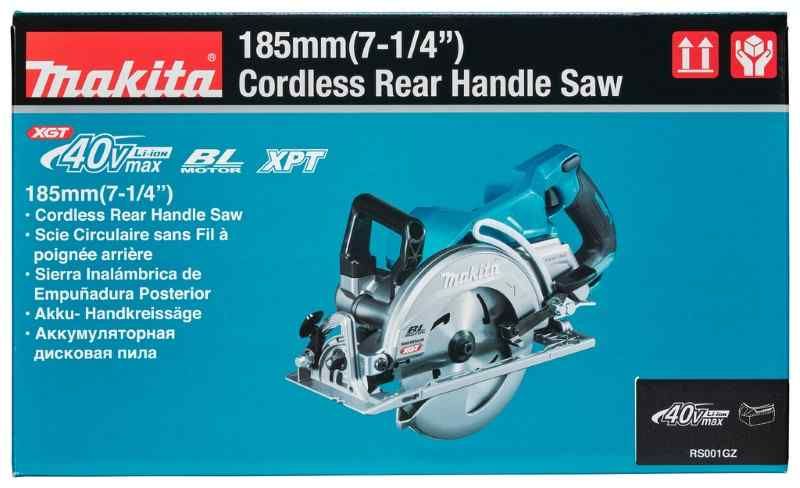 Makita RS001GZ 40 V Max Cirkelzaag 185 mm zonder accu's en lader