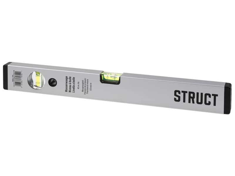 STRUCT Wasserwaage Alu 40 cm Leichte und robuste Wasserwaage