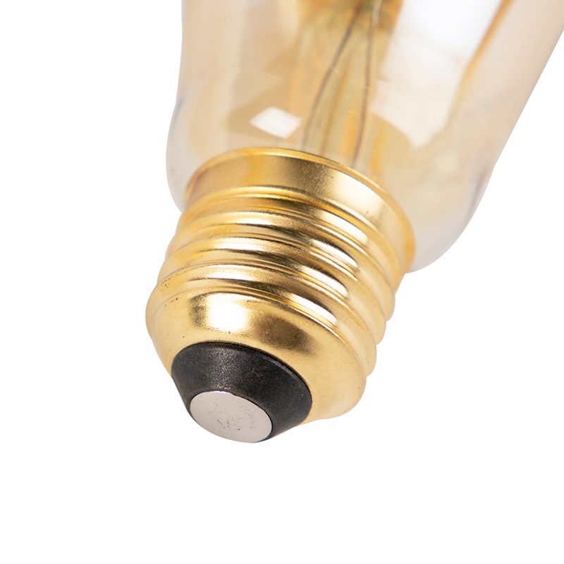 E27 LED lamp ST64 dim to warm goud 8W 806 lm 2000-2700K