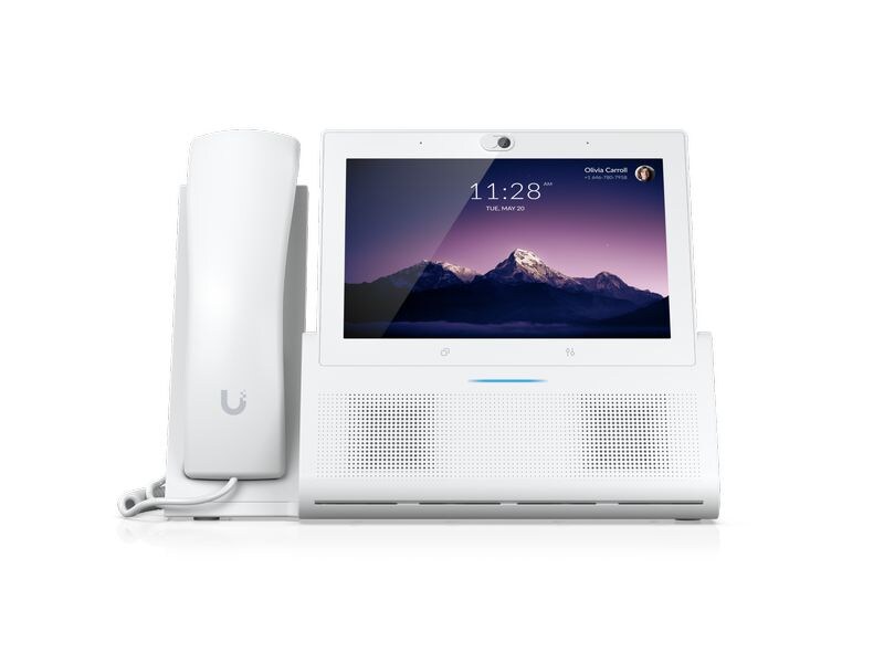 Ubiquiti Phone Touch Max Weiss Premium-Desktop-Smartphone, das das ultimative Benutzererlebnis bietet