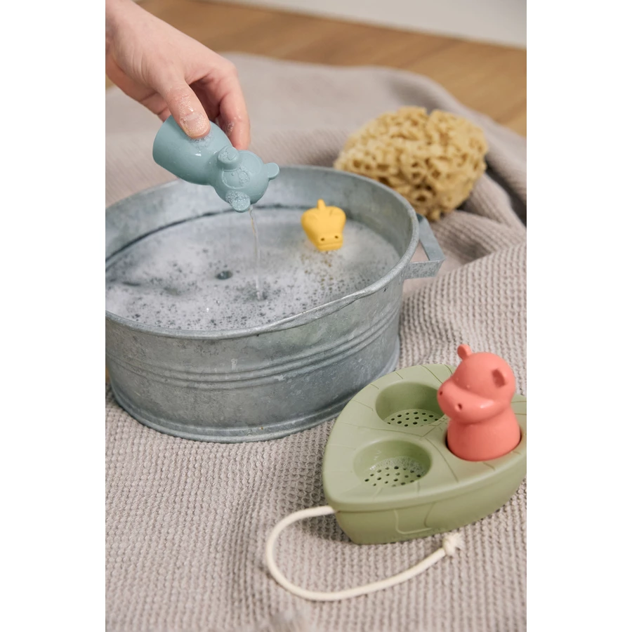 LÄSSIG Boat Toy Set Water Friends olive