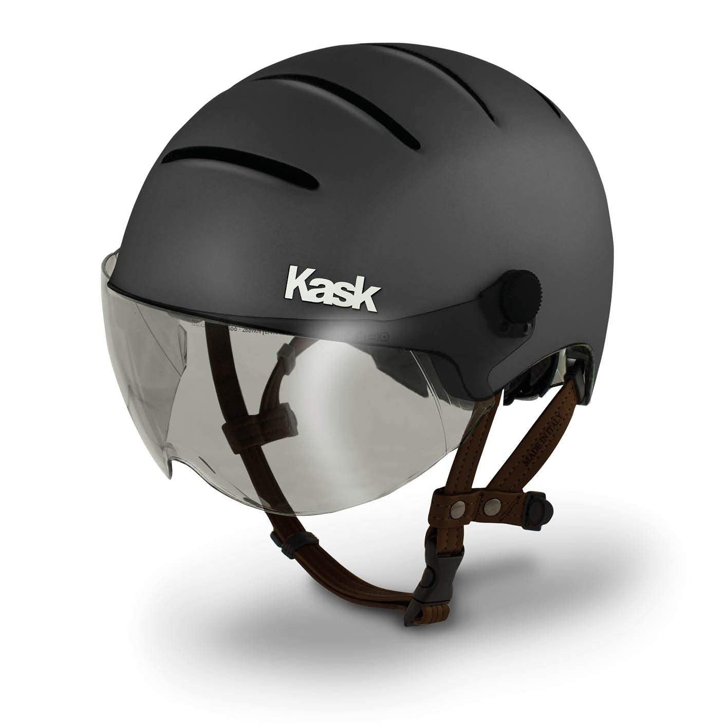 Casque de Vélo Kask Urban Lifestyle Anthracite avec Visière