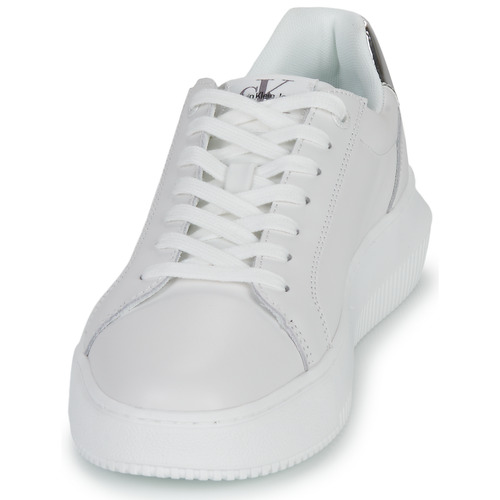 Calvin Klein Jeans - CHUNKY CUPSOLE MONO LTH WN Blanco