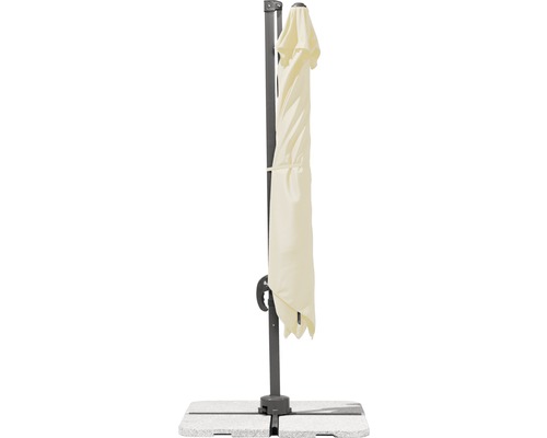 Schneider Rhodos Junior zweefparasol, 270 x 270 x 240 cm, polyester 180 g/m², naturel