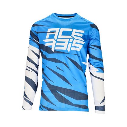 Maillot cross Acerbis MX J-WINDY FOUR VENTED 2023 - Blanc / Bleu
