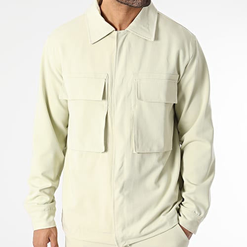 Ensemble Veste et Pantalon Cargo Vert Clair