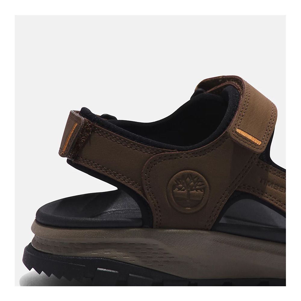 Timberland LINCOLN PEAK - Sandales Homme dark brown leather