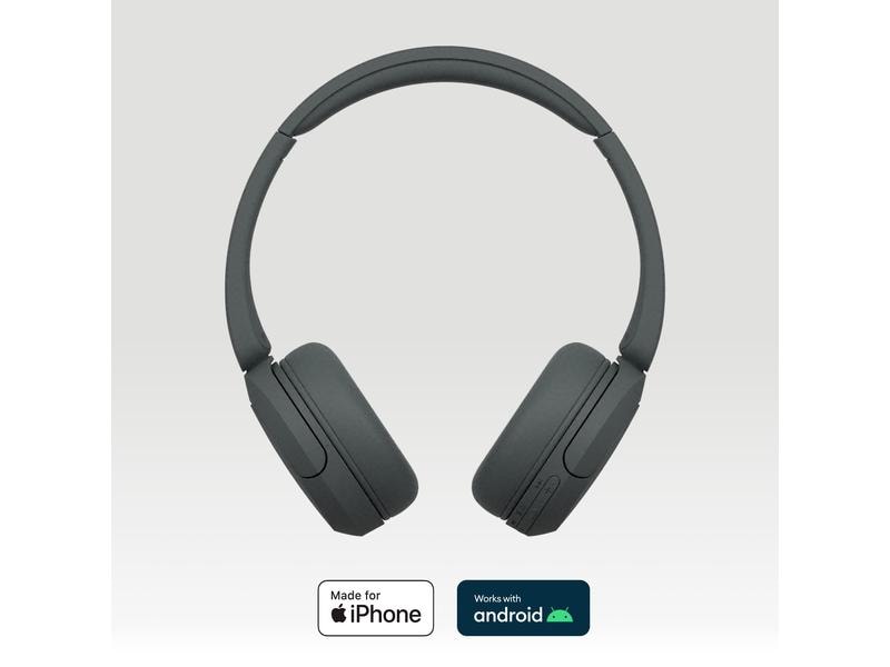 Sony Wireless Over-Ear-Kopfhörer WH-CH520 Schwarz Kabelloser Bluetooth-Kopfhörer mit 50 Stunden Akkulaufzeit