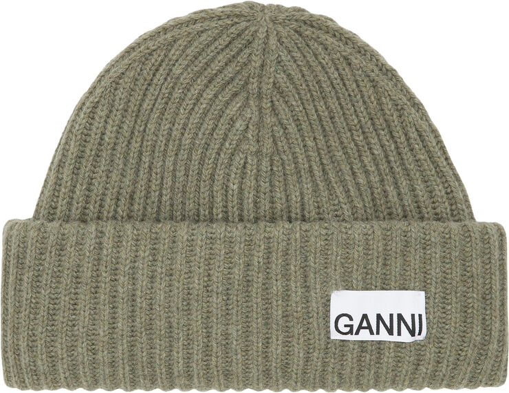 Ganni Uldhue Dusty olive