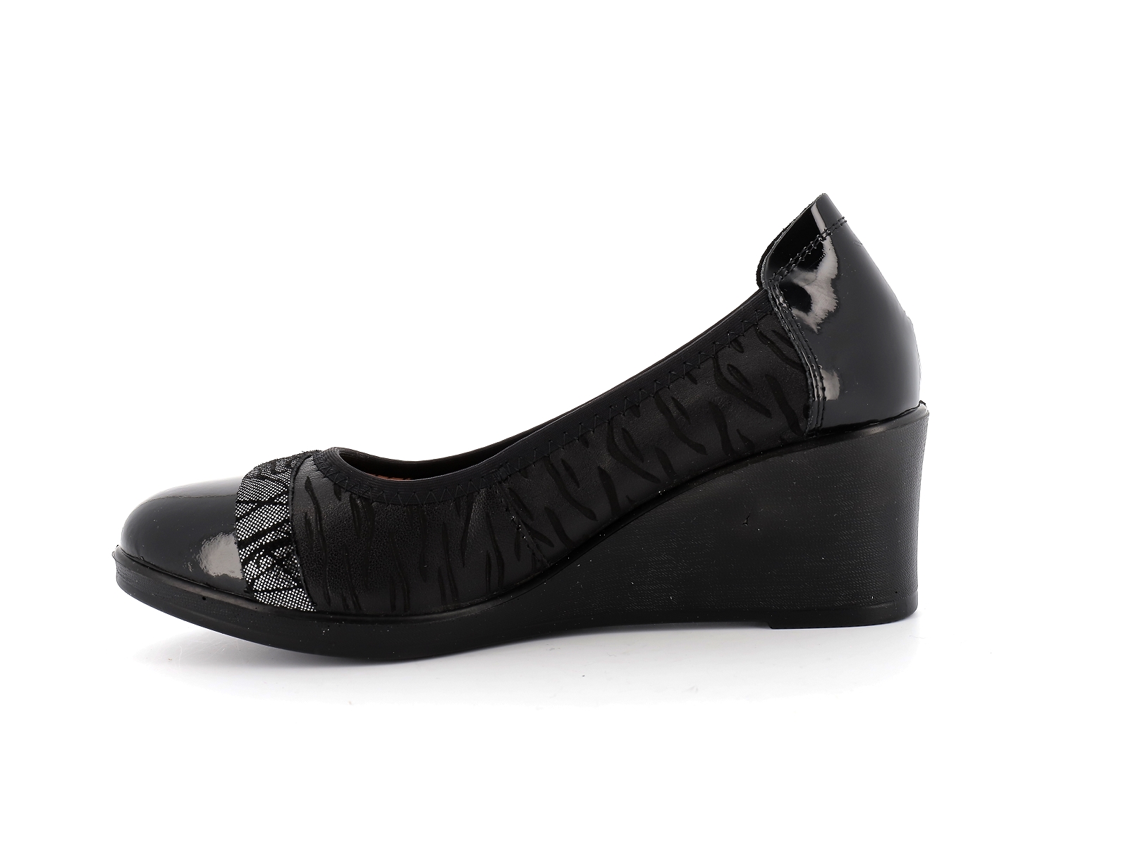 Inea-FADO Cuir Noir Argent