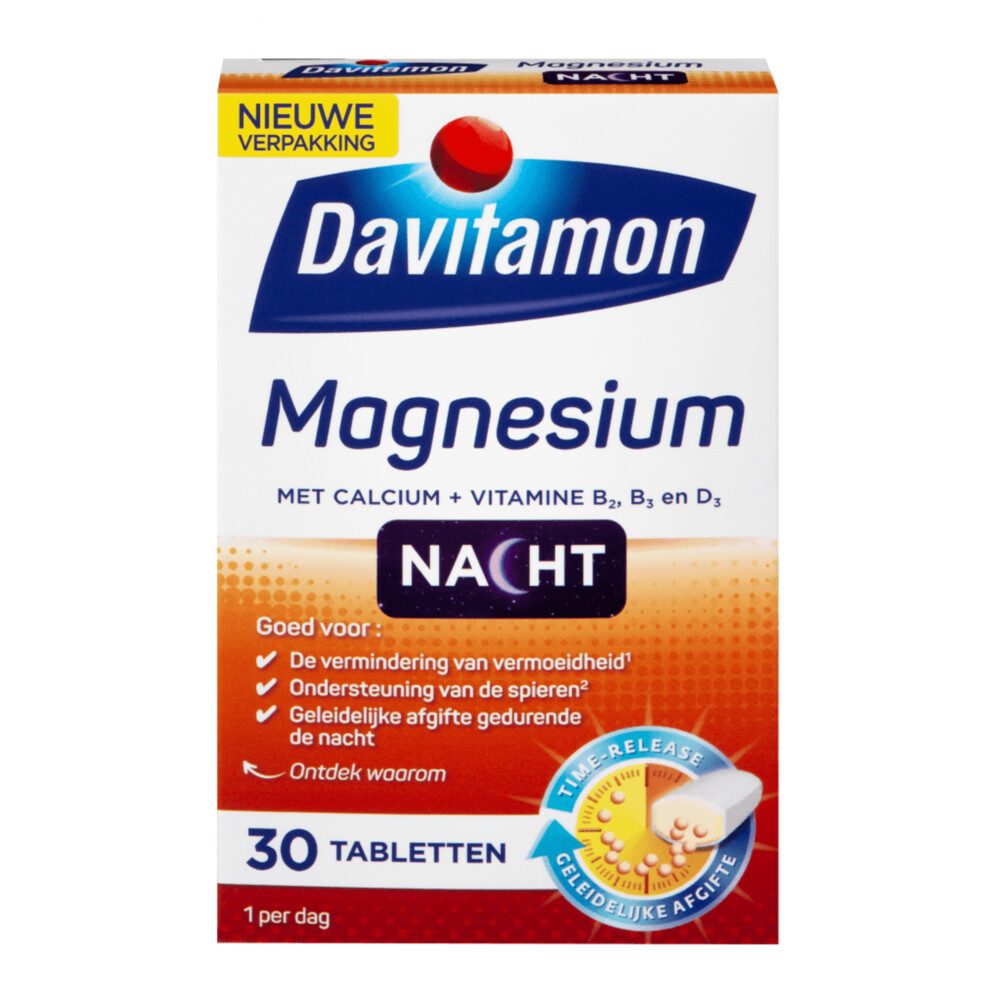 Davitamon Magnesium Voor de Nacht30 tabletten