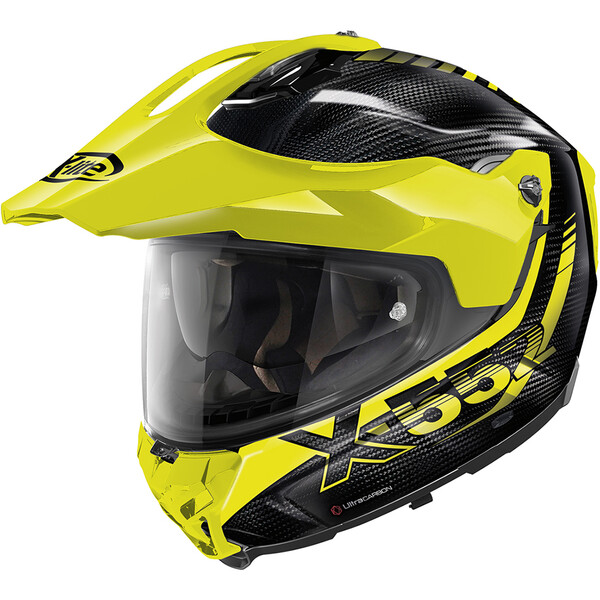 X-lite - Casque X-552 Ultra Carbon Hillside N-Com Noir / Jaune