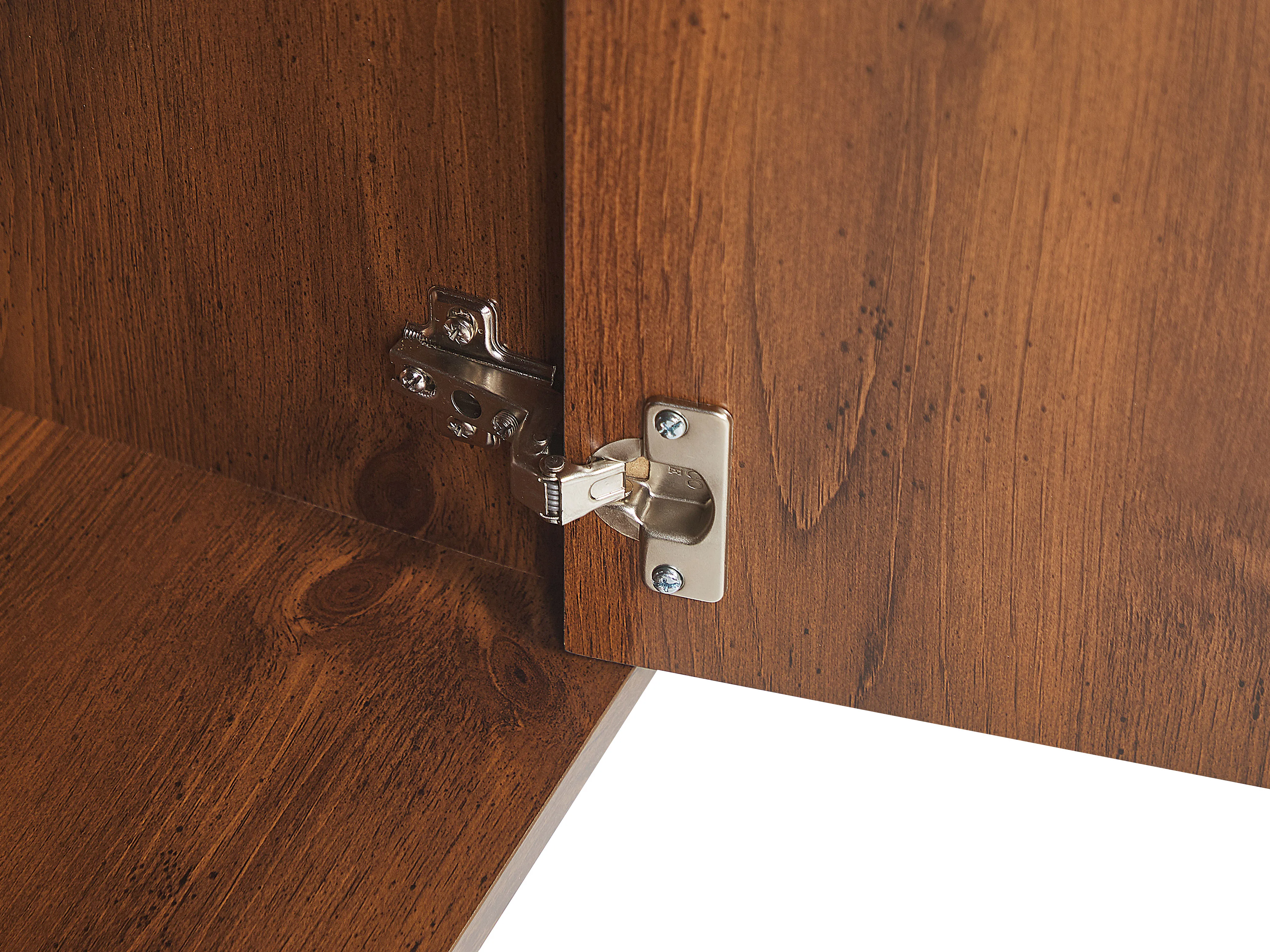 Dressoir PALMER Donkerbruin/grijs