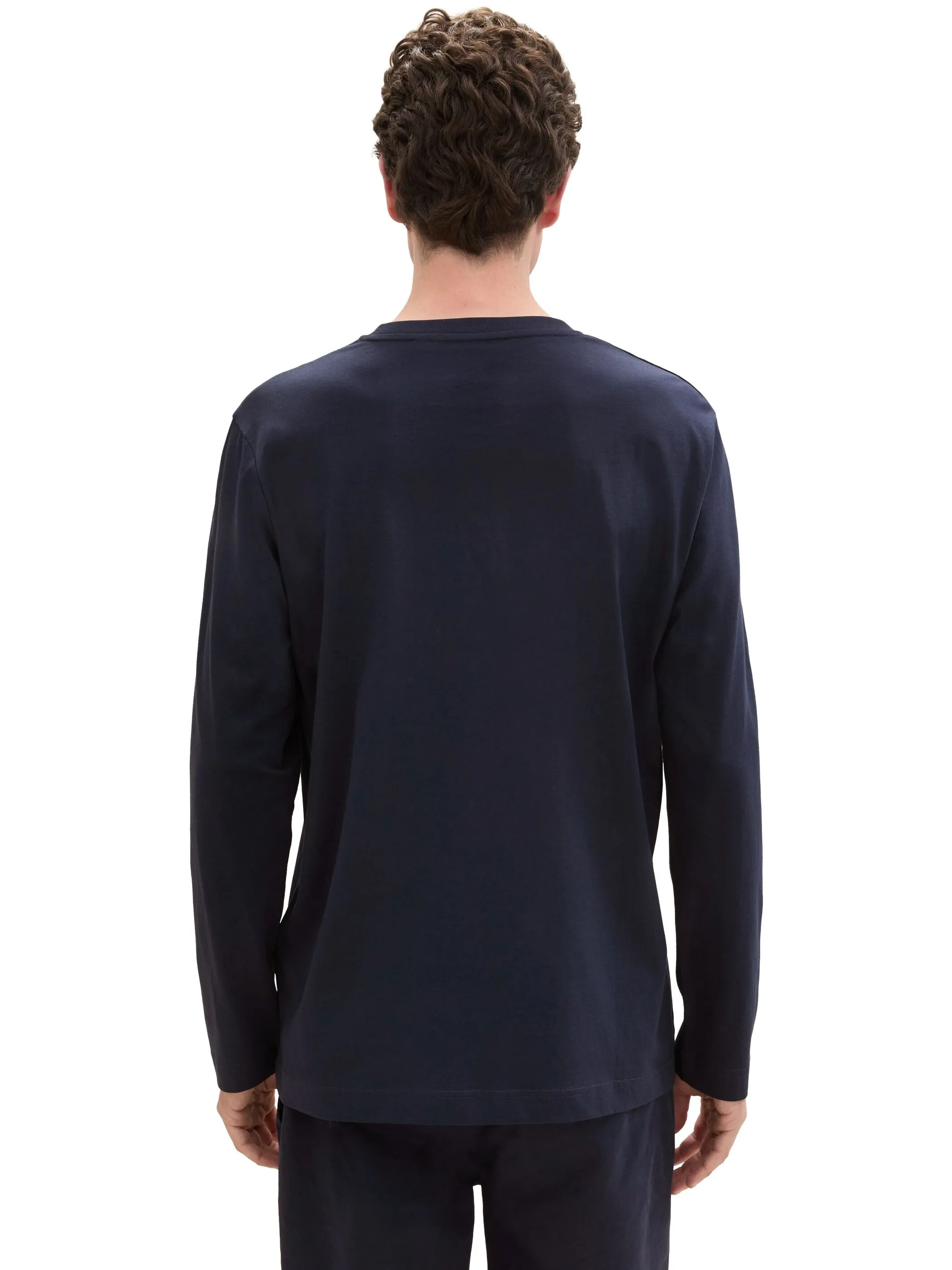 Tom Tailor Herren Langarm-Shirt