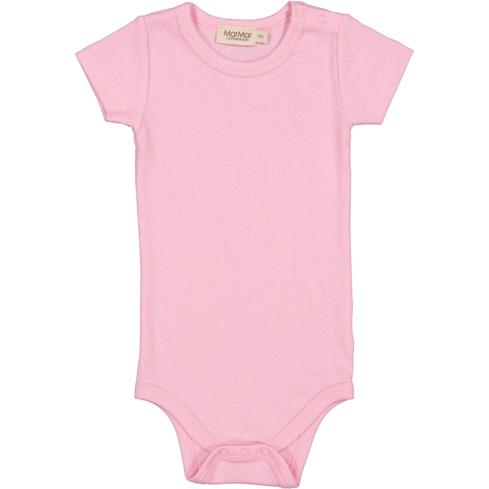Køb MarMar Modal Fine Rib Pink Blossom Plain Body SS Body