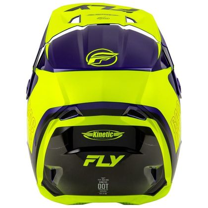 Casque cross Fly KINETIC RALLY 2025 - Noir / Jaune