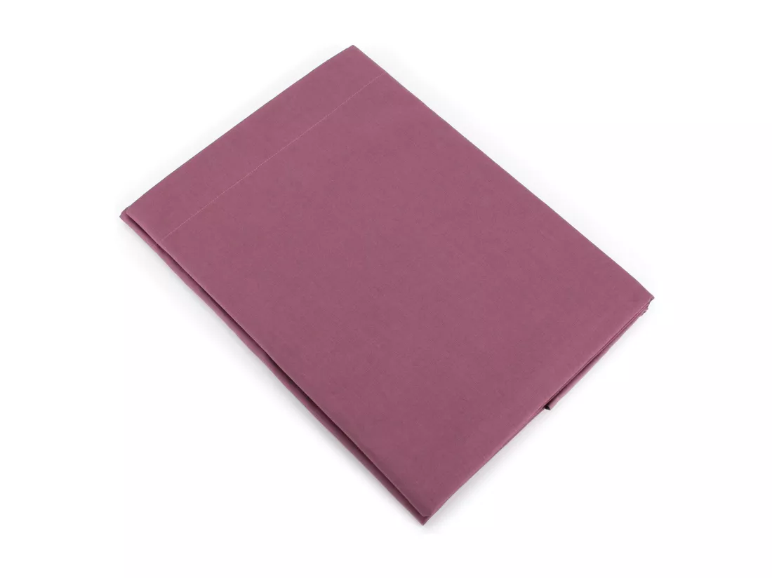 Drap plat uni 180x290 cm coton ALTO Raisin
