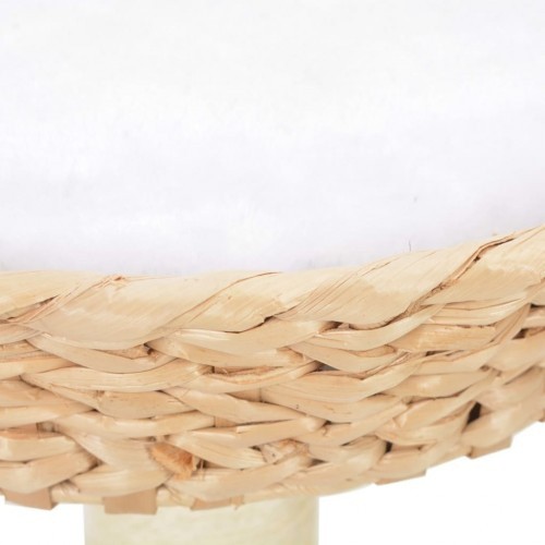 Arranhador para gatos com casinha, marrom