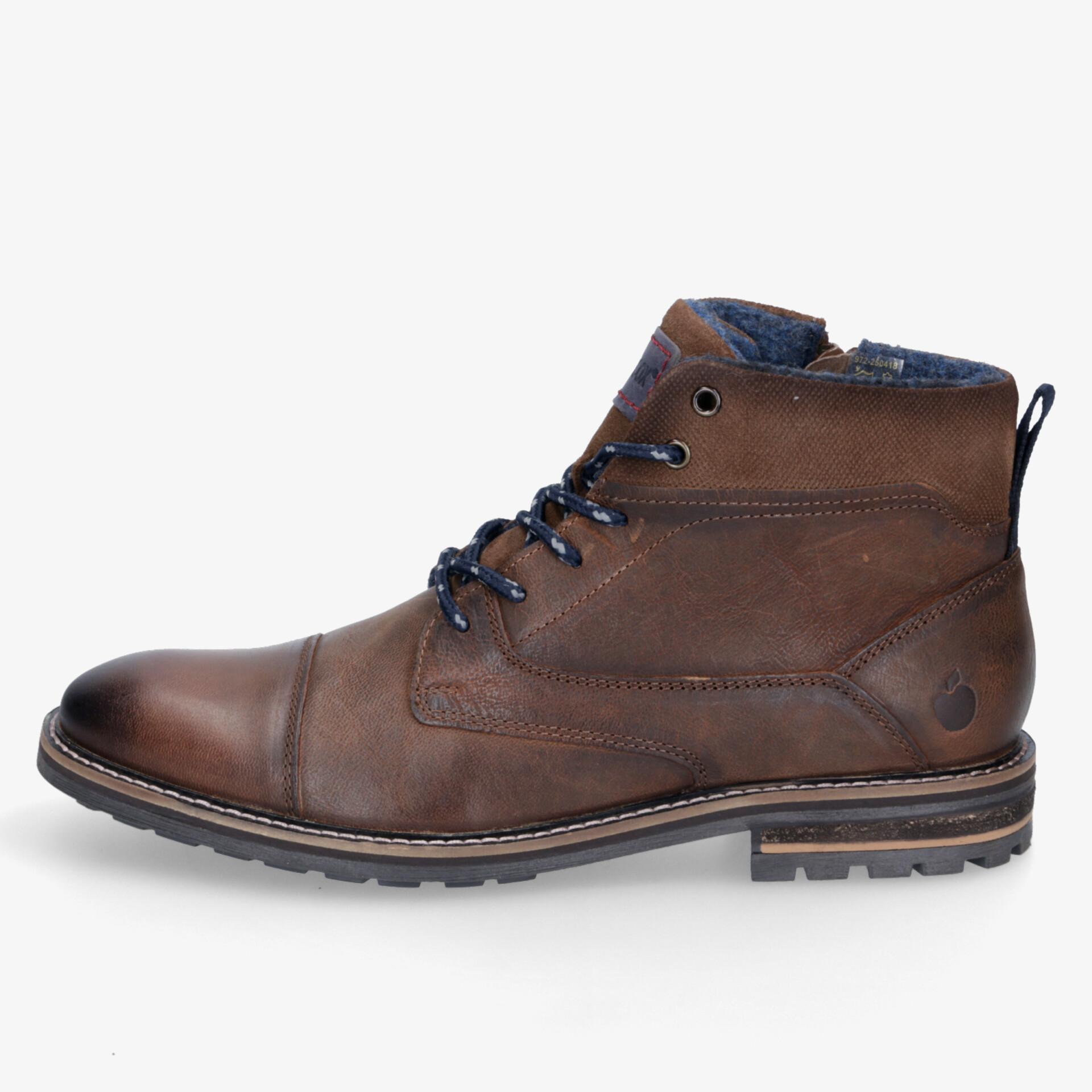 BLUE COX Herren Stiefeletten cognac