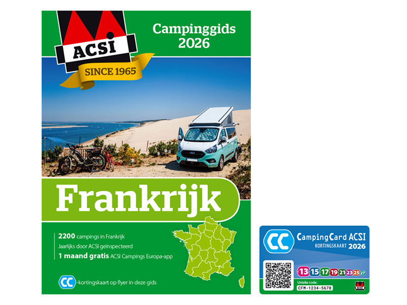 ACSI 2026 Frankrijk campinggids
